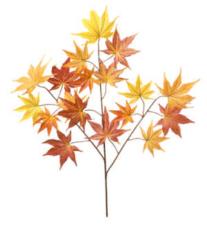 ხელოვნური ფოთოლი ყვითელი